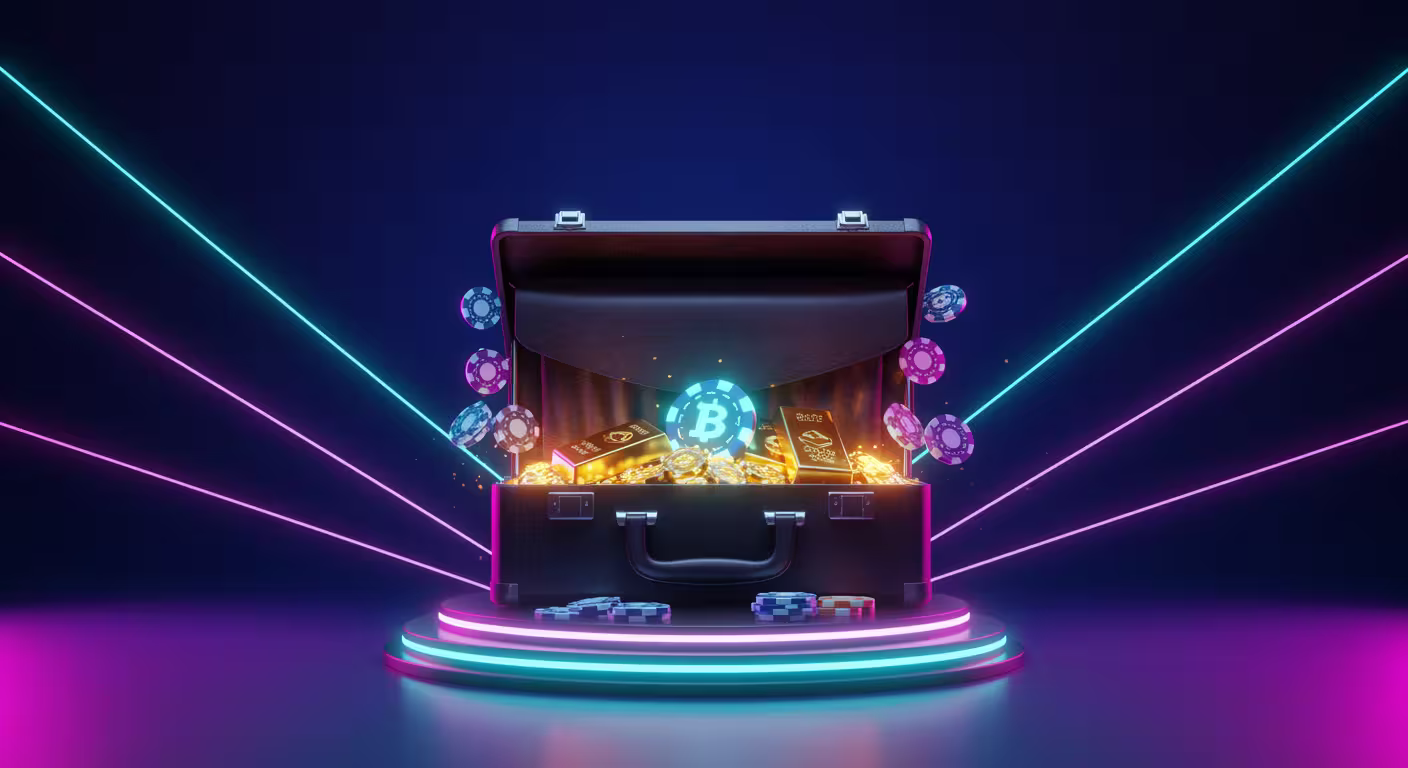 Daily reload wheel lighting up Vegasta lobby